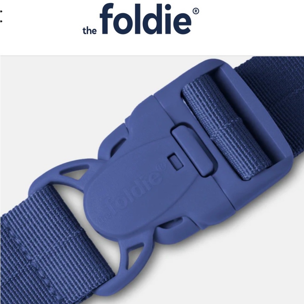 The Foldie Navy Crossbody Bag NWT - Picture 7 of 8